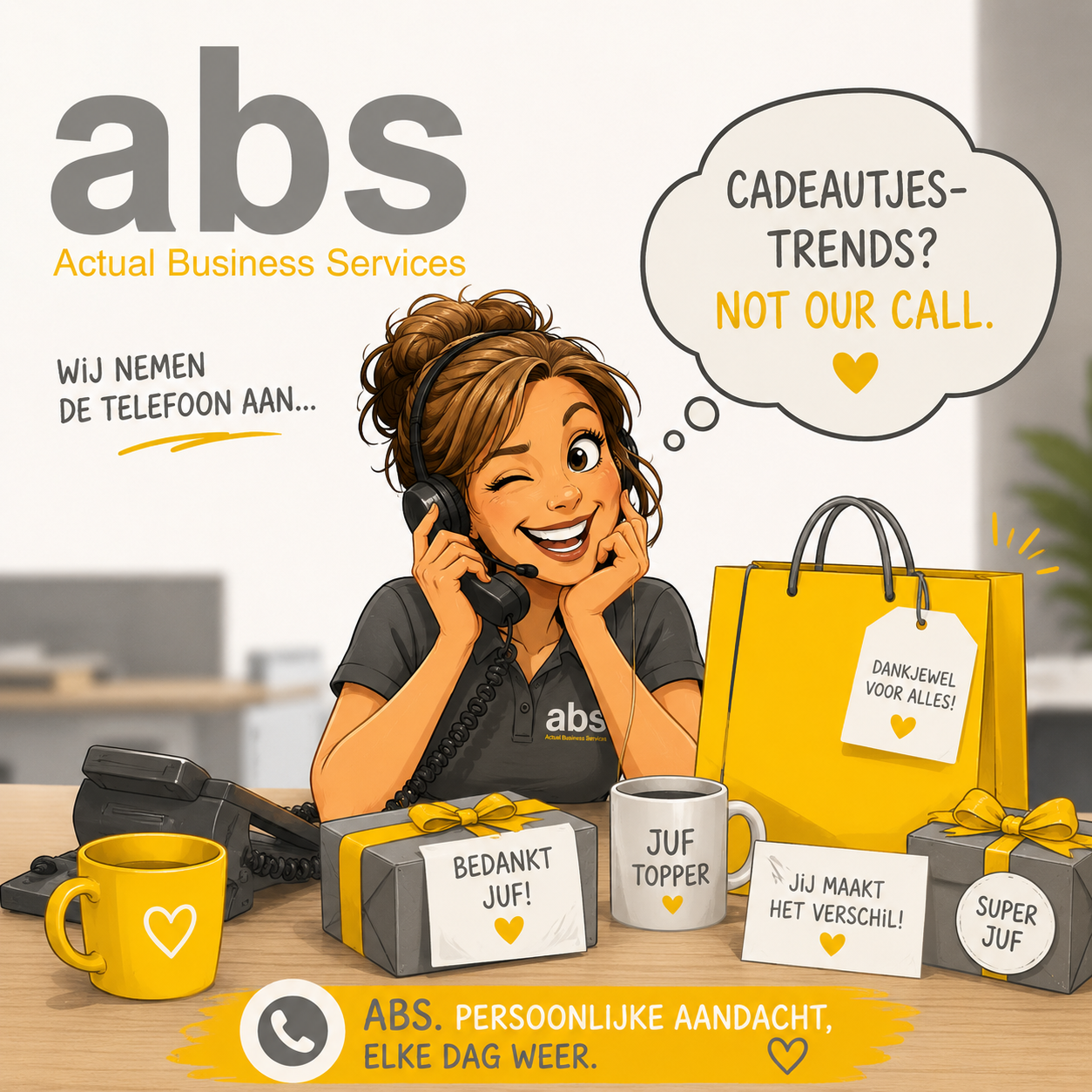 #Leerkracht #Waardering #ABS #TelefonischeBereikbaarheid #Secretariaatsservice #Klantbeleving
